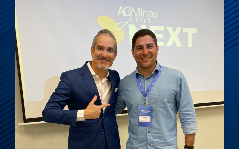 Marco Aurélio Rodrigues marcou presença no evento NEXT, da ACMinas Jovem