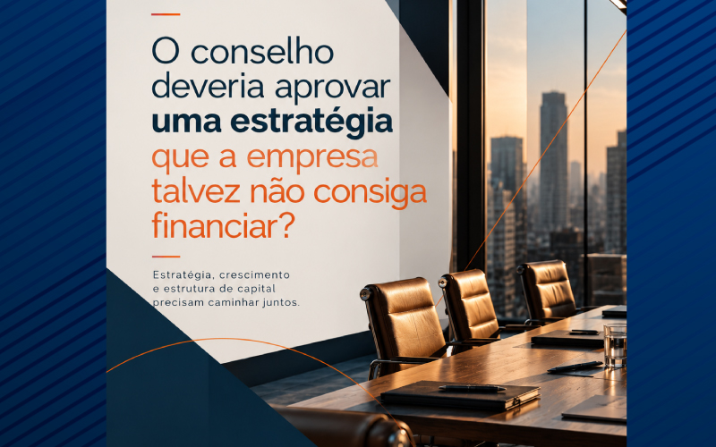 O conselho deveria aprovar uma estratégia que a empresa talvez não consiga financiar?